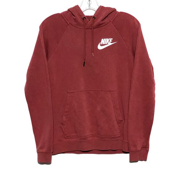 Nike Logo Rally Hoodie Pullover Sweatshirt Womens XS Athleisure Activewear Cozy - Picture 2 of 7